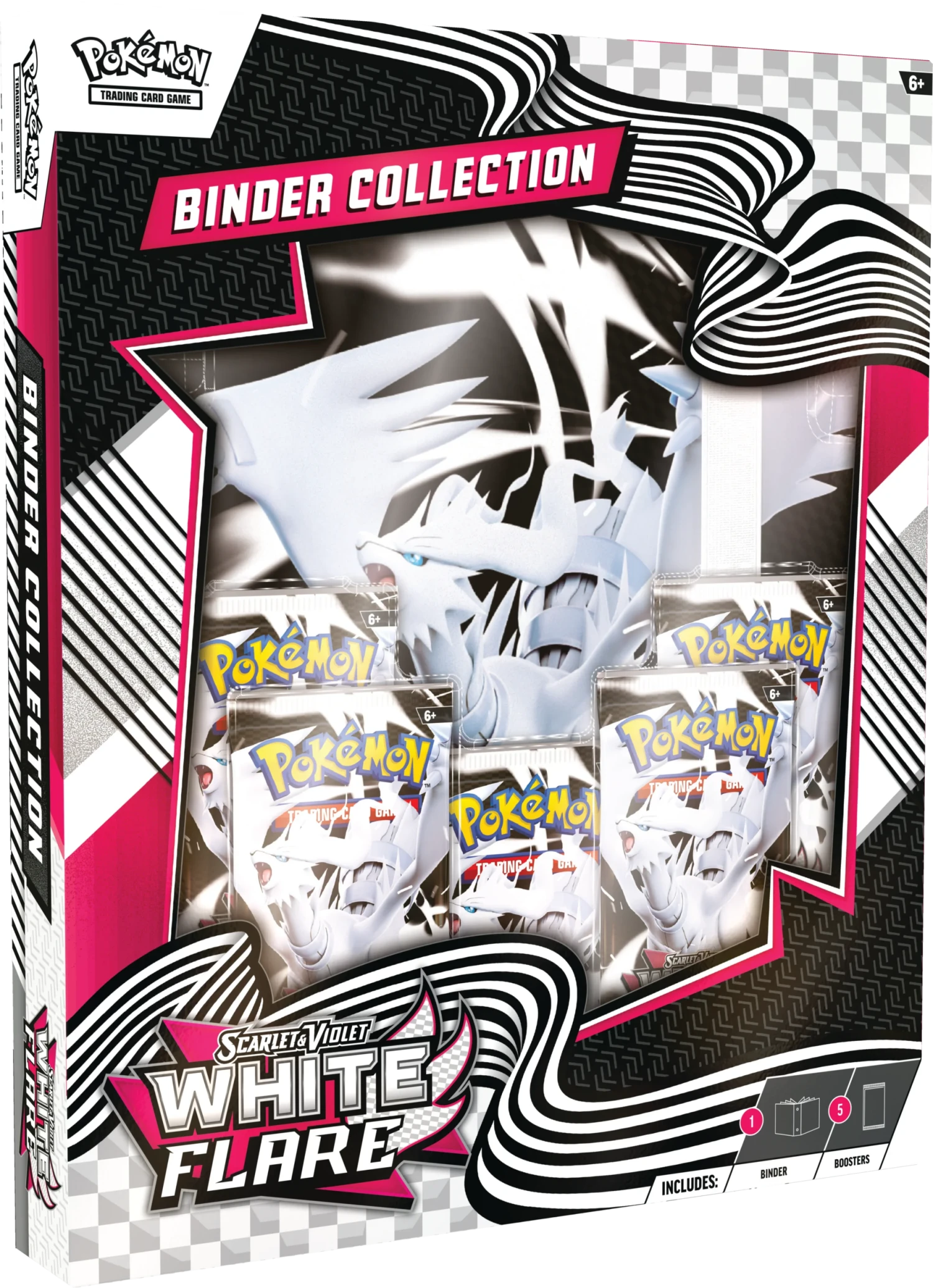 Pokemon TCG - Scarlet & Violet - White Flare - Binder Collection (Reshiram)(Pokemon Tcg Scarlet Violet White Flare Binder Collection) 1 Pokemon TCG - Scarlet & Violet - White Flare - Binder Collection (Reshiram)(Pokemon Tcg Scarlet Violet White Flare Binder Collection)