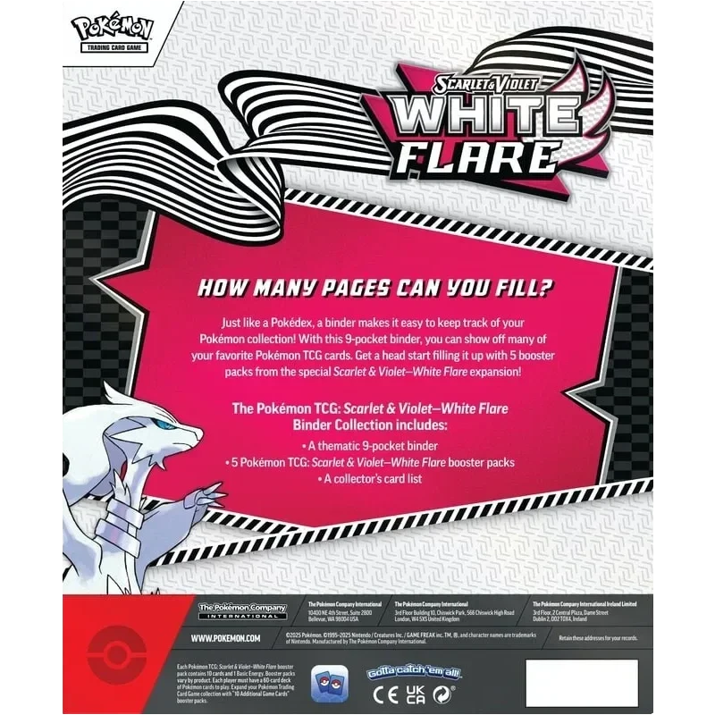 Pokemon TCG - Scarlet & Violet - White Flare - Binder Collection (Reshiram)(Pokemon Tcg Scarlet Violet White Flare Binder Collection) 4 Pokemon TCG - Scarlet & Violet - White Flare - Binder Collection (Reshiram)(Pokemon Tcg Scarlet Violet White Flare Binder Collection) - Image 4