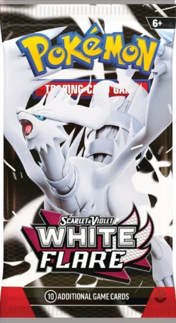 Pokemon TCG - Scarlet & Violet - White Flare - Elite Trainer Box(Pokemon Tcg Scarlet Violet White Flare Elite Trainer Box) -The Card Vault Store Pokemon TCG Scarlet Violet White Flare Booster Wrap Reshiram 3f20956c 5c57 46e8 9229 038837e4bc2d