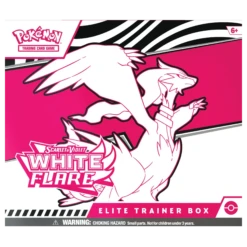Pokemon TCG - Scarlet & Violet - White Flare - Elite Trainer Box(Pokemon Tcg Scarlet Violet White Flare Elite Trainer Box) -The Card Vault Store Pokemon TCG Scarlet Violet White Flare Elite Trainer Box Front