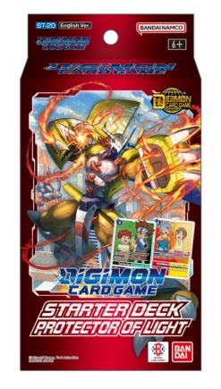 Digimon Card Game - Starter Deck - Protector Of Light (ST20)(Digimon Card Game Starter Deck Protector Of Light St20)