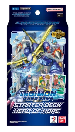 Digimon Card Game - Starter Deck - Hero Of Hope (ST21)(Digimon Card Game Starter Deck Hero Of Hope St21)