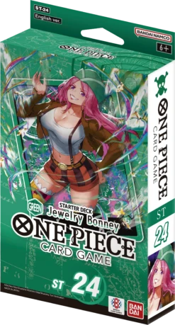 One Piece TCG - Starter Deck - (Green) Jewelry Bonney (ST-24)(One Piece Tcg Starter Deck Green Jewelry Bonney St 24)