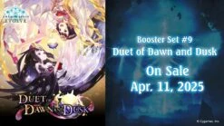 Shadowverse: Evolve - Set 9 - Duet Of Dawn And Dusk - Booster Box (12x Packs)(Shadowverse Evolve Set 9 Duet Of Dawn And Dusk Booster Box 12 Packs) -The Card Vault Store Shadowverse Evolve Duet of Dawn and Dusk BP09 SAMPLE Announcement 1