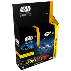 Star Wars: Unlimited - Jump To Lightspeed - Carbonite Edition - Collector Booster Box (12 Packs)(Star Wars Unlimited Jump To Lightspeed Carbonite Edition Booster Box 12 Packs)