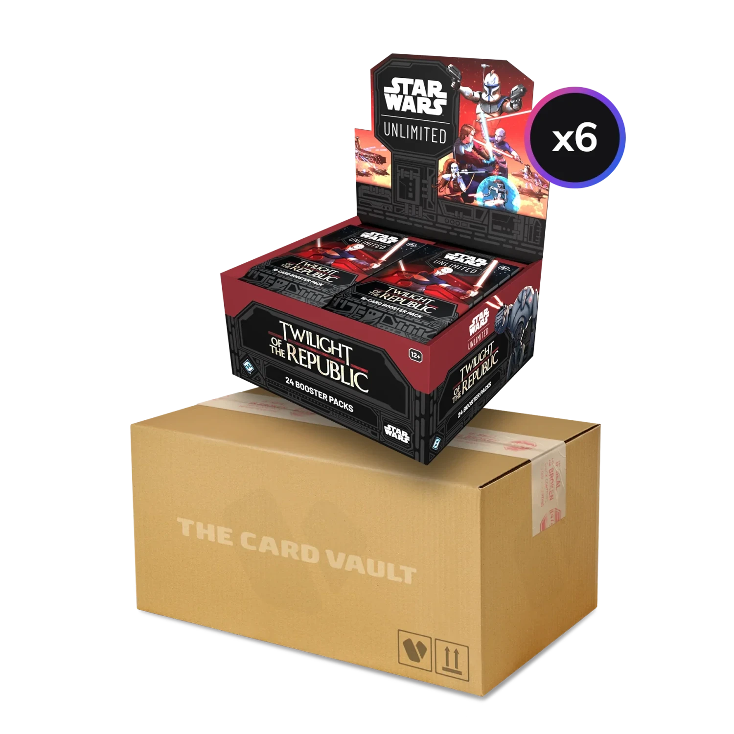 Star Wars: Unlimited - Twilight Of The Republic - Display Case (6x Booster Boxes)(Star Wars Unlimited Twilight Of The Republic Display Case 6x Booster Boxes) 1 Star Wars: Unlimited - Twilight Of The Republic - Display Case (6x Booster Boxes)(Star Wars Unlimited Twilight Of The Republic Display Case 6x Booster Boxes)
