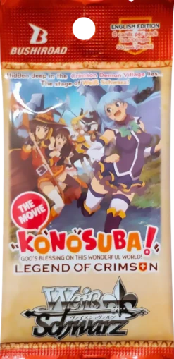 Weiss Schwarz - KonoSuba: God's Blessing On This Wonderful World! Legend Of Crimson - Booster Pack (Reprint)(Weiss Schwarz Konosuba Gods Blessing On This Wonderful World Legend Of Crimson Booster Pack Reprint)
