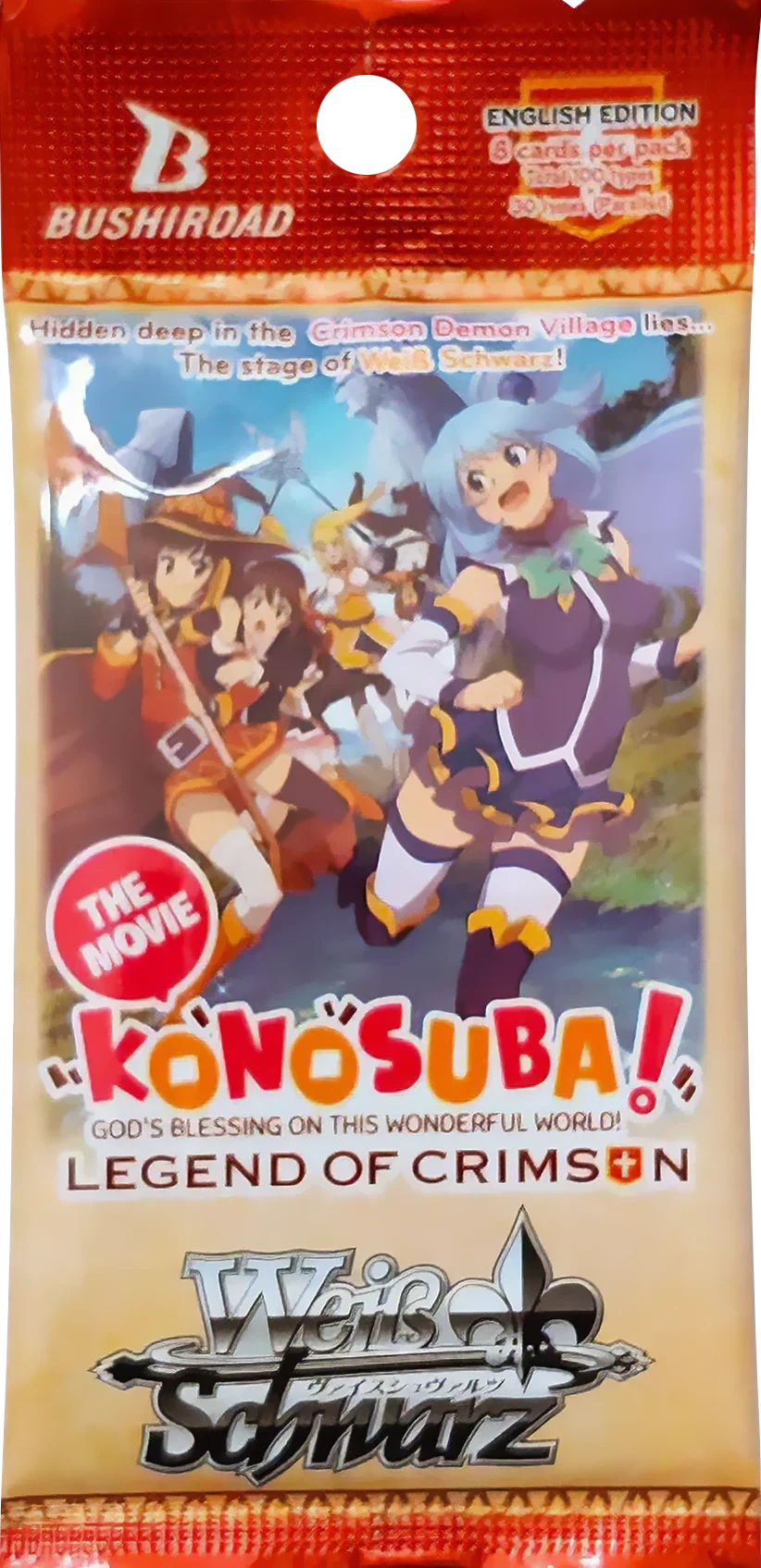 Weiss Schwarz - KonoSuba: God's Blessing On This Wonderful World! Legend Of Crimson - Booster Pack (Reprint)(Weiss Schwarz Konosuba Gods Blessing On This Wonderful World Legend Of Crimson Booster Pack Reprint) 1 Weiss Schwarz - KonoSuba: God's Blessing On This Wonderful World! Legend Of Crimson - Booster Pack (Reprint)(Weiss Schwarz Konosuba Gods Blessing On This Wonderful World Legend Of Crimson Booster Pack Reprint)