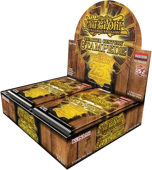 Yu-Gi-Oh! TCG - Quarter Century Stampede - Display Case (12 Booster Boxes)(Yu Gi Oh Tcg Quarter Century Stampede Display Case 12 Booster Boxes) 3 Yu-Gi-Oh! TCG - Quarter Century Stampede - Display Case (12 Booster Boxes)(Yu Gi Oh Tcg Quarter Century Stampede Display Case 12 Booster Boxes) - Image 3