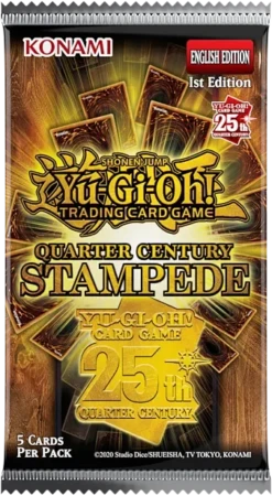 Yu-Gi-Oh! TCG - Quarter Century Stampede - Booster Pack(Yu Gi Oh Tcg Quarter Century Stampede Booster Pack)