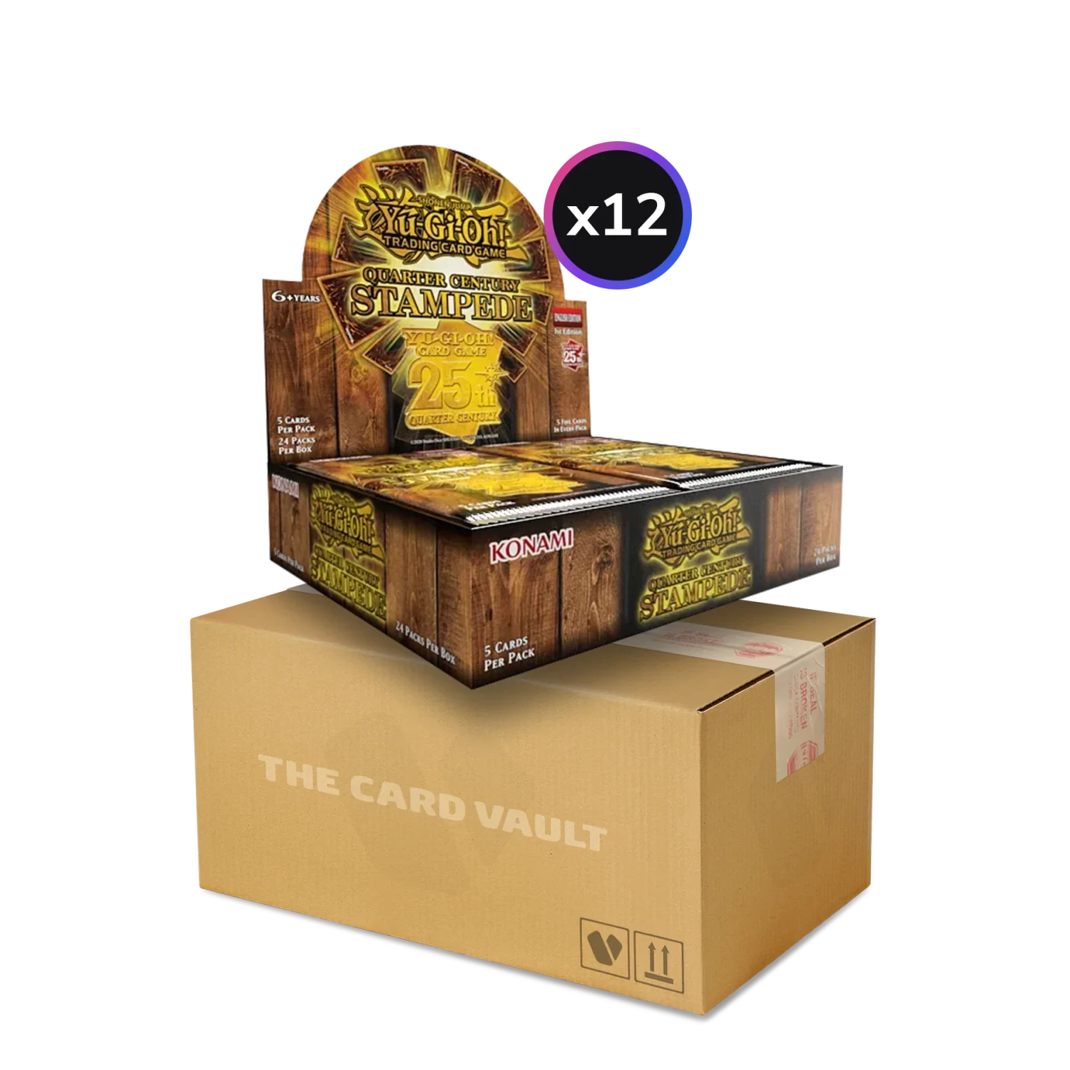 Yu-Gi-Oh! TCG - Quarter Century Stampede - Display Case (12 Booster Boxes)(Yu Gi Oh Tcg Quarter Century Stampede Display Case 12 Booster Boxes) 1 Yu-Gi-Oh! TCG - Quarter Century Stampede - Display Case (12 Booster Boxes)(Yu Gi Oh Tcg Quarter Century Stampede Display Case 12 Booster Boxes)