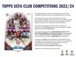 Topps - 2023/24 UEFA Club Competitions Football (Soccer) - Hobby Box(Topps 2023 24 Uefa Club Competitions Football Soccer Hobby Box)