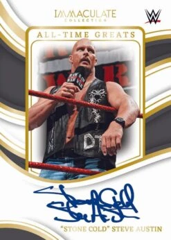 Panini - 2023 Immaculate WWE Wrestling - Hobby Box(Panini 2023 Immaculate Wwe Wrestling Hobby Box) -The Card Vault Store all timegreatssigsgold stonecold copy