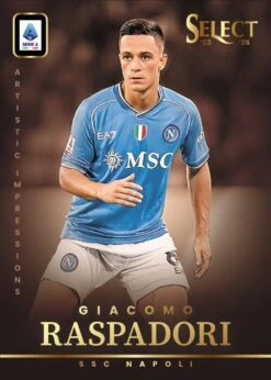 Panini - 2023/24 Select Serie A Football (Soccer) - Hobby Box(Panini 2023 24 Select Serie A Football Soccer Hobby Box) -The Card Vault Store artistic raspadori copy