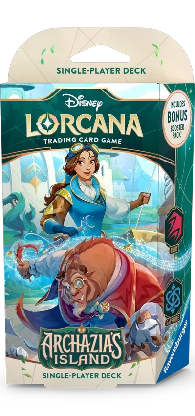 Disney - Lorcana TCG - Archazia's Island - Starter Deck - Belle & Beast(Disney Lorcana Tcg Archazias Island Starter Deck Belle Beast) 1 Disney - Lorcana TCG - Archazia's Island - Starter Deck - Belle & Beast(Disney Lorcana Tcg Archazias Island Starter Deck Belle Beast)