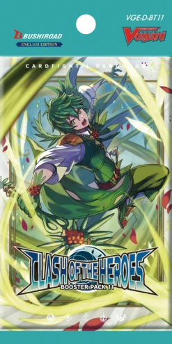 Cardfight!! Vanguard - Clash Of The Heroes - Booster Pack(Cardfight Vanguard Clash Of The Heroes Booster Pack)