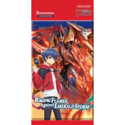 Cardfight!! Vanguard - Will+Dress - Raging Flames Against Emerald Storm - Display Case (20x Booster Boxes)(Cardfight Vanguard Will Dress Raging Flames Against Emerald Storm Display Case 20x Booster Boxes) -The Card Vault Store cardfight vanguard will dress raging flames against emerald storm booster box the card vault 2