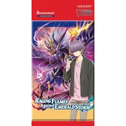 Cardfight!! Vanguard - Will+Dress - Raging Flames Against Emerald Storm - Display Case (20x Booster Boxes)(Cardfight Vanguard Will Dress Raging Flames Against Emerald Storm Display Case 20x Booster Boxes) -The Card Vault Store cardfight vanguard will dress raging flames against emerald storm booster box the card vault 3