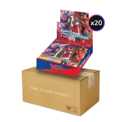 Cardfight!! Vanguard - Will+Dress - Raging Flames Against Emerald Storm - Display Case (20x Booster Boxes)(Cardfight Vanguard Will Dress Raging Flames Against Emerald Storm Display Case 20x Booster Boxes)
