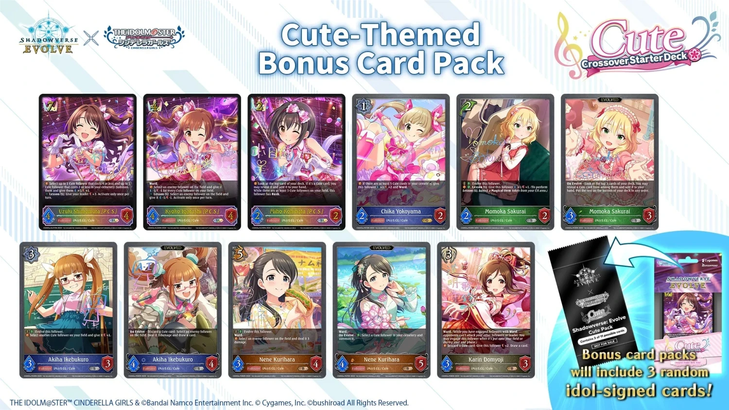 Shadowverse: Evolve - Crossover - The Idolm@ster Cinderella Girls - Mega Bundle(Shadowverse Evolve Crossover The Idolm Ster Cinderella Girls Mega Bundle) 6 Shadowverse: Evolve - Crossover - The Idolm@ster Cinderella Girls - Mega Bundle(Shadowverse Evolve Crossover The Idolm Ster Cinderella Girls Mega Bundle) - Image 6