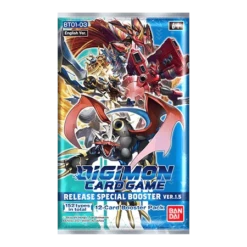 Digimon Card Game - Release Special Booster Ver.1.5 (BT01-03) - Booster Pack(Digimon Card Game Release Special Booster Ver 1 5 Bt01 03 Booster Pack)