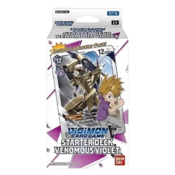Digimon Card Game - Starter Deck - Venomous Violet (ST6)(Digimon Card Game Starter Deck Venomous Violet St 6)