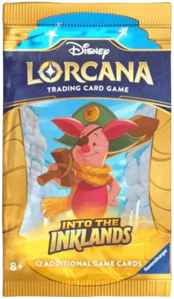 Disney - Lorcana TCG - Into The Inklands - Booster Pack(Disney Lorcana Tcg Into The Inklands Booster Pack) -The Card Vault Store disney lorcana tcg into the inklands boosterpack 3 removebg preview
