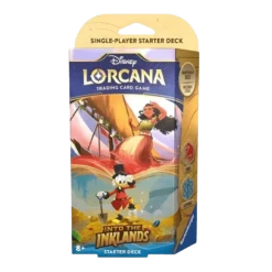 Disney - Lorcana TCG - Into The Inklands - Starter Deck - Moana And Scrooge McDuck(Disney Lorcana Tcg The First Chapter Starter Deck Moana And Scrooge Mcduck)