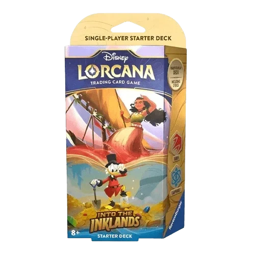 Disney - Lorcana TCG - Into The Inklands - Starter Deck - Moana And Scrooge McDuck(Disney Lorcana Tcg The First Chapter Starter Deck Moana And Scrooge Mcduck) 1 Disney - Lorcana TCG - Into The Inklands - Starter Deck - Moana And Scrooge McDuck(Disney Lorcana Tcg The First Chapter Starter Deck Moana And Scrooge Mcduck)