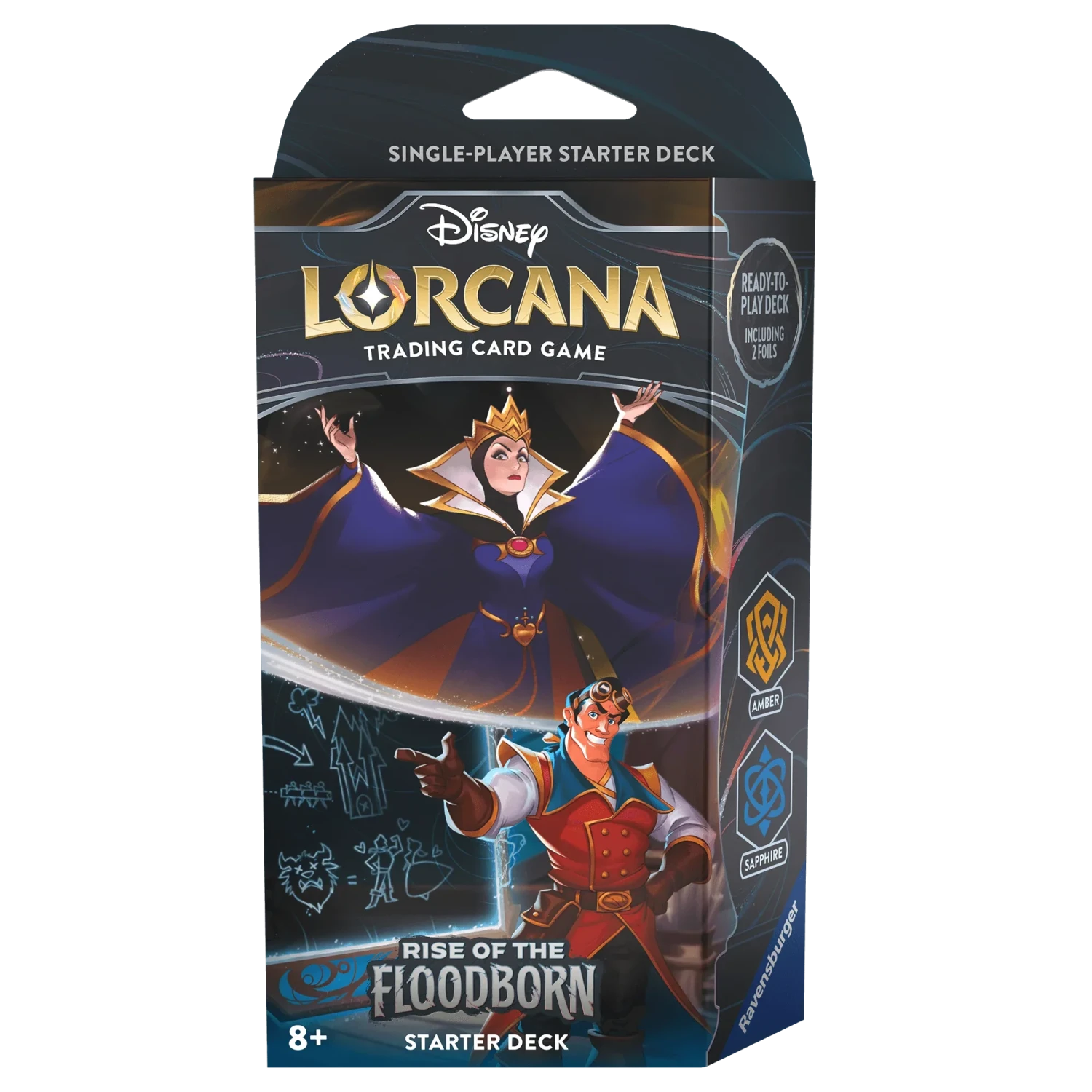Disney - Lorcana TCG - Rise Of The Floodborn - Starter Deck - Amber And Sapphire(Disney Lorcana Tcg The Rise Of The Floodborn Starter Deck Amber And Sapphire) 1 Disney - Lorcana TCG - Rise Of The Floodborn - Starter Deck - Amber And Sapphire(Disney Lorcana Tcg The Rise Of The Floodborn Starter Deck Amber And Sapphire)