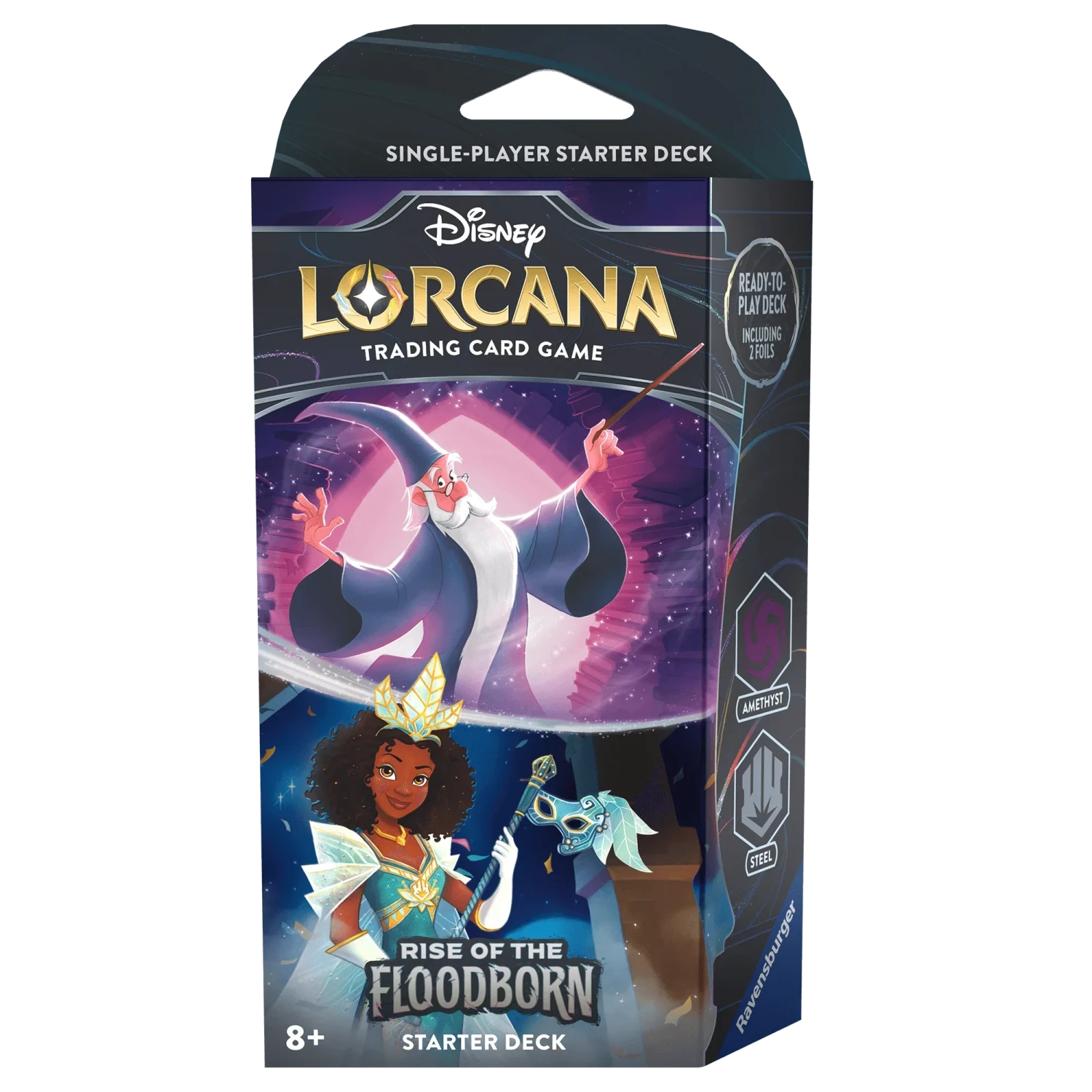 Disney - Lorcana TCG - Rise Of The Floodborn - Starter Deck - Amethyst And Steel(Disney Lorcana Tcg Rise Of The Floodborn Starter Deck Amethyst And Steel) 1 Disney - Lorcana TCG - Rise Of The Floodborn - Starter Deck - Amethyst And Steel(Disney Lorcana Tcg Rise Of The Floodborn Starter Deck Amethyst And Steel)