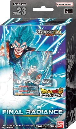 Dragon Ball Super CG Masters - Zenkai Series Starter Deck 05 (SD23) - Final Radiance(Dragon Ball Super Cg Zenkai Series Starter Deck 05 Sd23)