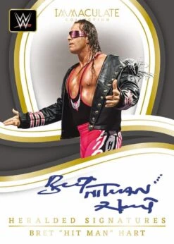 Panini - 2023 Immaculate WWE Wrestling - Hobby Box(Panini 2023 Immaculate Wwe Wrestling Hobby Box) -The Card Vault Store heraldedsigs hart copy