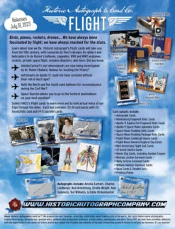 Historic Autograph Company - 2023 Historic Autographs Flight - Hobby Box(Historic Autograph Company 2023 Historic Autographs Flight Hobby Box)