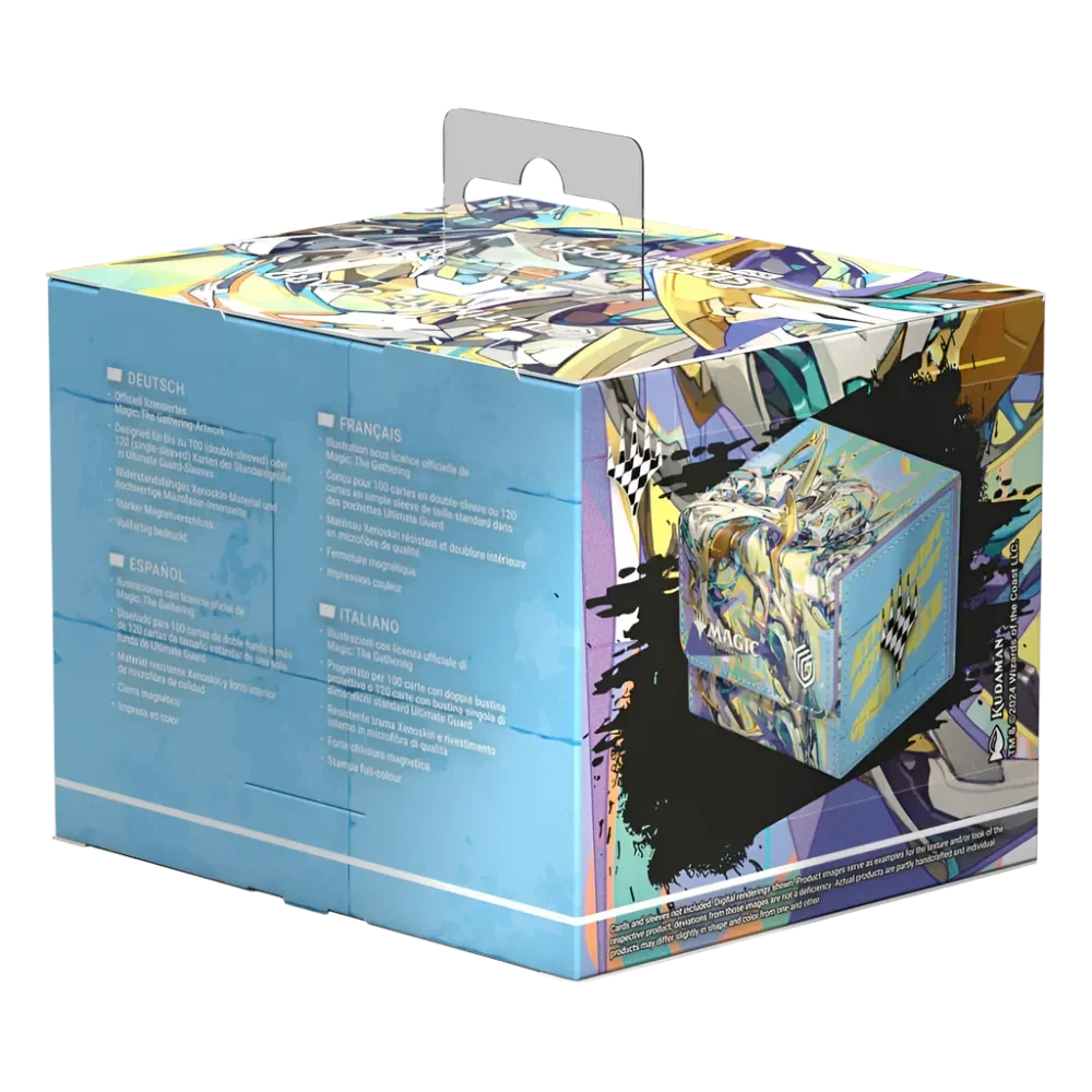 Ultimate Guard - Sidewinder XenoSkin - 100+ Deck Case - Magic: The Gathering - Aetherdrift - Riptide Gearhulk(Ultimate Guard Sidewinder Xenoskin 100 Deck Case Magic The Gathering Aetherdrift Design 7) 1 Ultimate Guard - Sidewinder XenoSkin - 100+ Deck Case - Magic: The Gathering - Aetherdrift - Riptide Gearhulk(Ultimate Guard Sidewinder Xenoskin 100 Deck Case Magic The Gathering Aetherdrift Design 7)