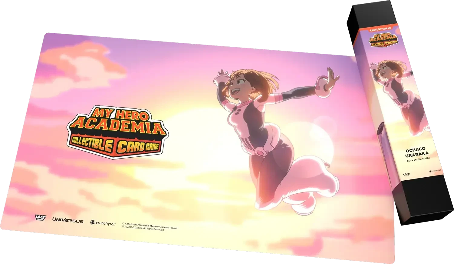 UniVersus CCG - My Hero Academia: Jet Burn - Ochaco Uraraka Playmat(Universus Tcg My Hero Academia Jet Burn Ochaco Uraraka Playmat) 1 UniVersus CCG - My Hero Academia: Jet Burn - Ochaco Uraraka Playmat(Universus Tcg My Hero Academia Jet Burn Ochaco Uraraka Playmat)