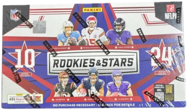 Panini - 2024 Rookies & Stars American Football (NFL) - Retail Box(Panini 2024 Rookies Stars American Football Nfl Retail Box) 1 Panini - 2024 Rookies & Stars American Football (NFL) - Retail Box(Panini 2024 Rookies Stars American Football Nfl Retail Box)