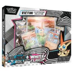 Pokemon TCG - Scarlet & Violet - Black Bolt & White Flare - Unova Victini Illustration Collection Box(Pokemon Tcg Scarlet Violet Black Bolt White Flare Unova Victini Illustration Collection Box)
