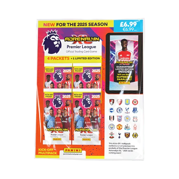 Panini - 2024/25 Premier League Adrenalyn XL Football (Soccer) - Kick-Off Multipack(Panini 2024 25 Premier League Adrenalyn Xl Football Soccer Kick Off Multipack) 1 Panini - 2024/25 Premier League Adrenalyn XL Football (Soccer) - Kick-Off Multipack(Panini 2024 25 Premier League Adrenalyn Xl Football Soccer Kick Off Multipack)