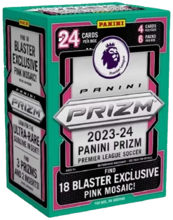 Panini - 2023/24 Prizm Premier League Football (Soccer) - Blaster Box(Panini 2023 24 Prizm Premier League Football Soccer Blaster Box)