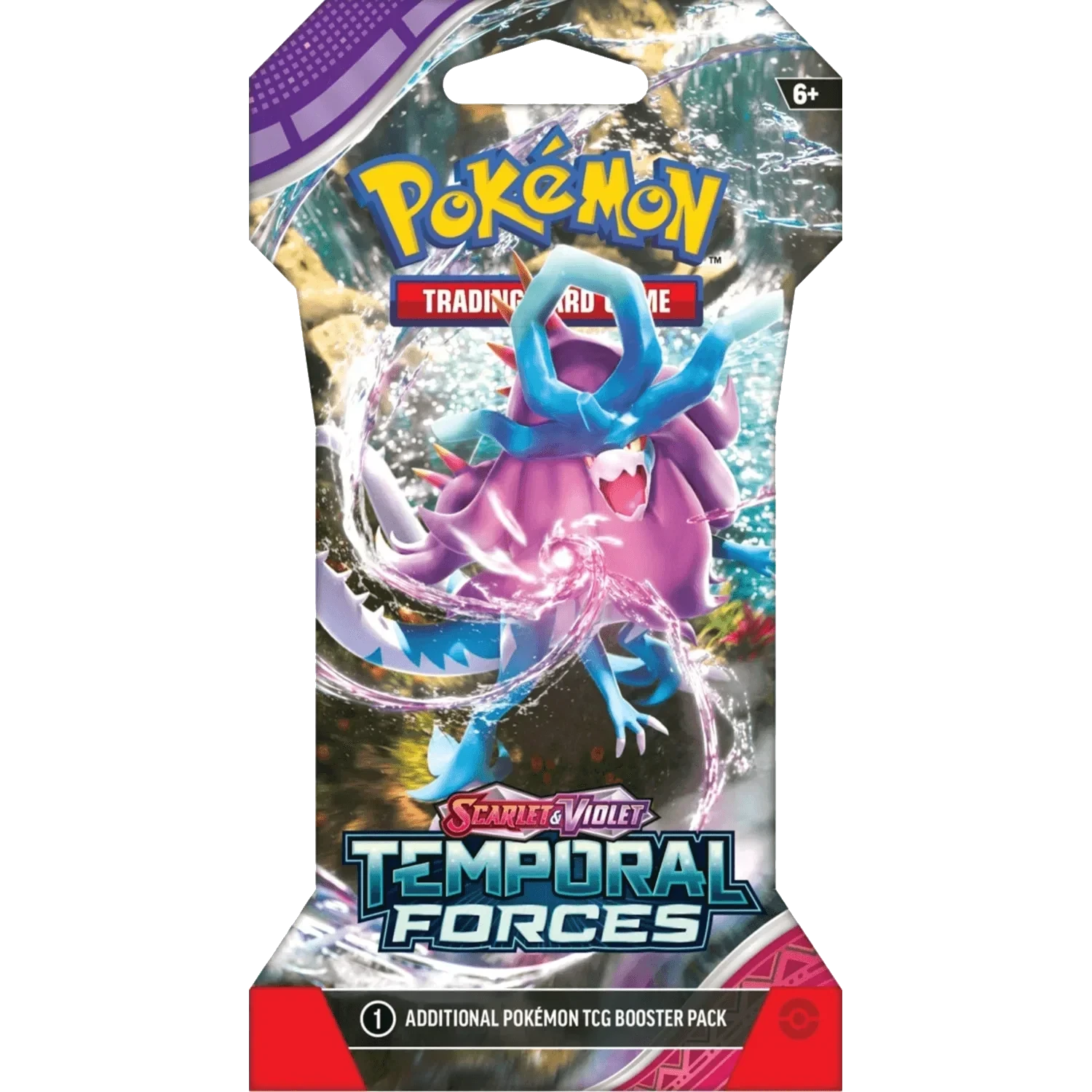 Pokemon TCG - Scarlet & Violet - Temporal Forces - Sleeved Booster Pack(Pokemon Tcg Scarlet Violet Temporal Forces Sleeved Booster Pack) 4 Pokemon TCG - Scarlet & Violet - Temporal Forces - Sleeved Booster Pack(Pokemon Tcg Scarlet Violet Temporal Forces Sleeved Booster Pack) - Image 4