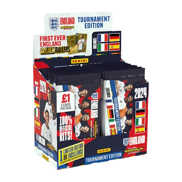 Panini - 2024 England Adrenalyn XL Official Tournament Edition Football (Soccer) - Booster Box (50 Packs)(Panini 2024 England Adrenalyn Xl Official Tournament Edition Football Soccer Booster Box 50 Packs) 1 Panini - 2024 England Adrenalyn XL Official Tournament Edition Football (Soccer) - Booster Box (50 Packs)(Panini 2024 England Adrenalyn Xl Official Tournament Edition Football Soccer Booster Box 50 Packs)