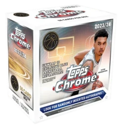 Topps - 2023/24 Chrome Basketball (NBA) - Mega Box(Topps 2023 24 Chrome Basketball Nba Mega Box)