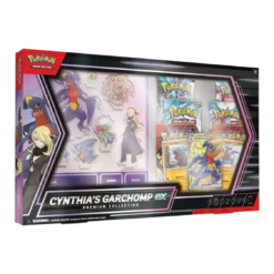 Pokemon TCG - Scarlet & Violet - Cynthia’s Garchomp EX Premium Collection Box(Pokemon Tcg Scarlet Violet Cynthia S Garchomp Ex Premium Collection Box)