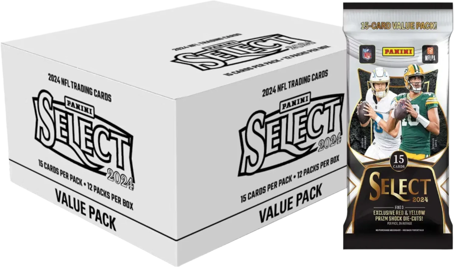 Panini - 2024 Select American Football (NFL) - Fat Pack Box(Panini 2024 Select American Football Nfl Fat Pack Box) 1 Panini - 2024 Select American Football (NFL) - Fat Pack Box(Panini 2024 Select American Football Nfl Fat Pack Box)