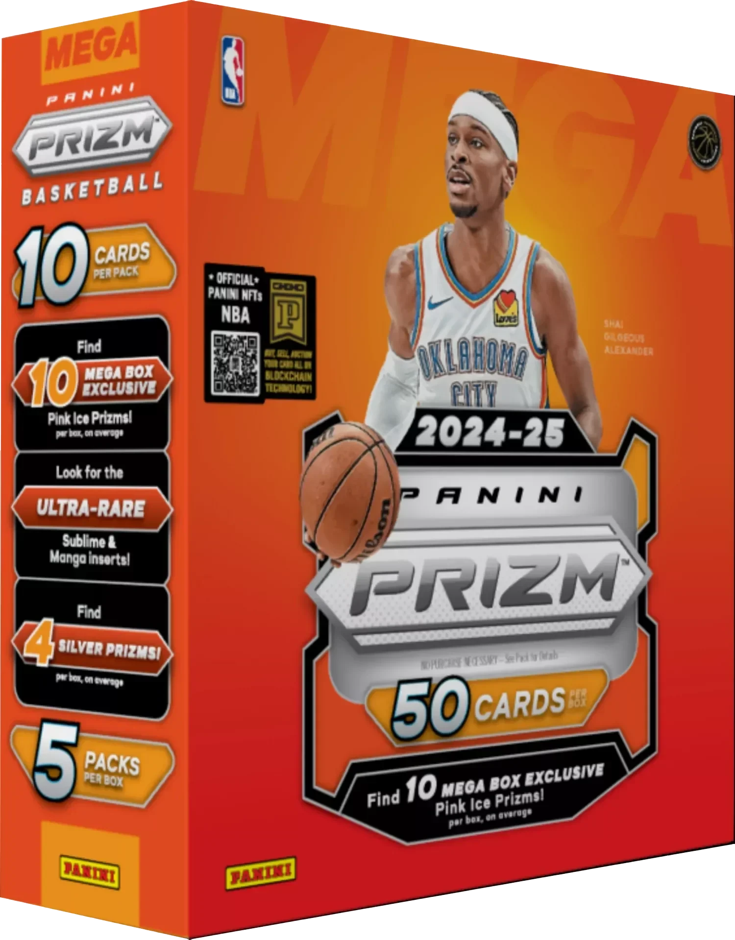 Panini - 2024/25 Prizm Basketball (NBA) - Mega Box(Panini 2024 25 Prizm Basketball Nba Mega Box) 1 Panini - 2024/25 Prizm Basketball (NBA) - Mega Box(Panini 2024 25 Prizm Basketball Nba Mega Box)