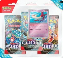 Pokemon TCG - Scarlet & Violet - Stellar Crown - 3-Pack Blister - Latias(Pokemon Tcg Scarlet Violet Stellar Crown 3 Pack Blister Latias)