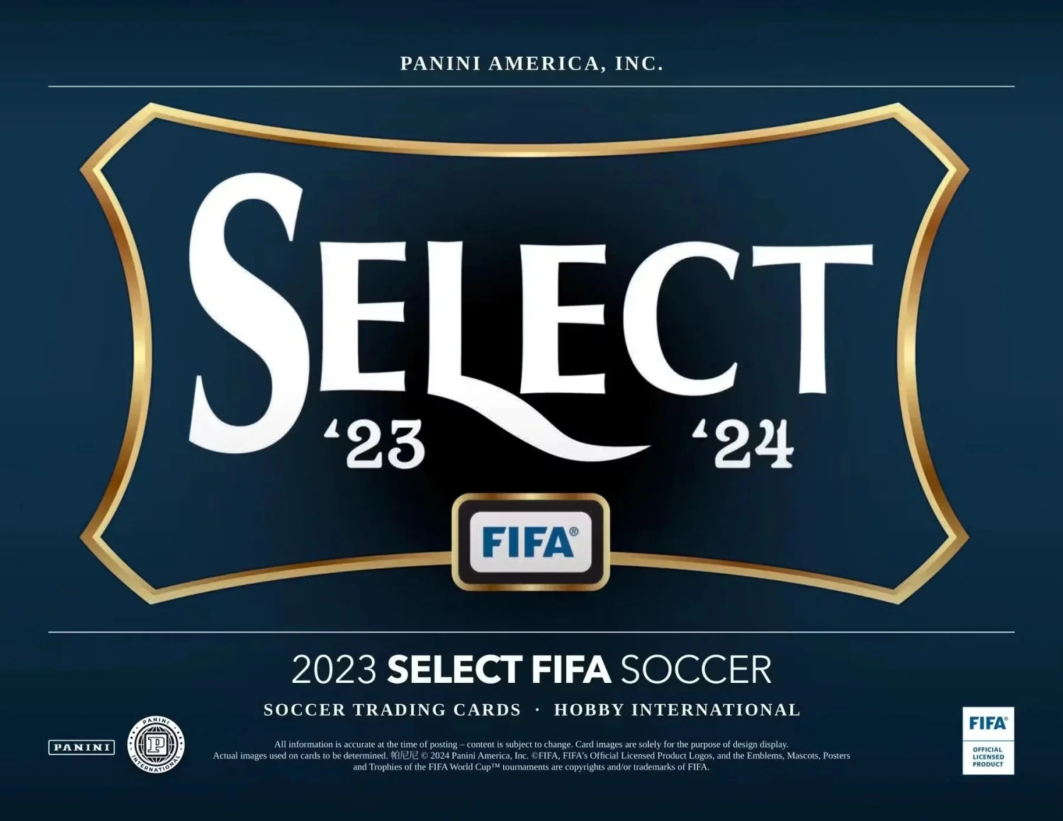 Panini - 2023/24 Select FIFA Football (Soccer) - International Hobby Box(Panini 2023 24 Select Fifa Football Soccer International Hobby Box) 2 Panini - 2023/24 Select FIFA Football (Soccer) - International Hobby Box(Panini 2023 24 Select Fifa Football Soccer International Hobby Box) - Image 2