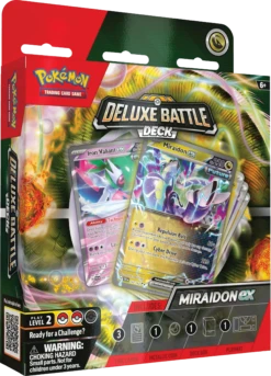 Pokemon TCG - Scarlet & Violet - Miraidon Ex Deluxe Battle Deck(Pokemon Tcg Scarlet Violet Miraidon Ex Deluxe Battle Deck)