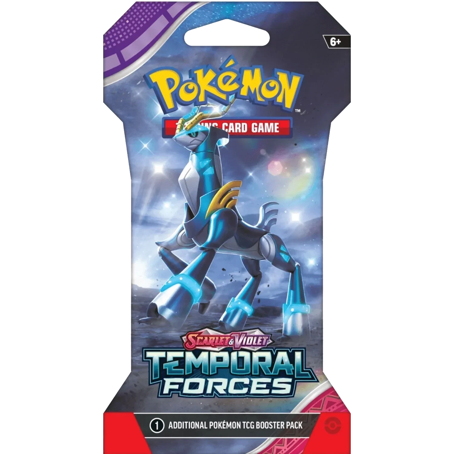 Pokemon TCG - Scarlet & Violet - Temporal Forces - Sleeved Booster Pack(Pokemon Tcg Scarlet Violet Temporal Forces Sleeved Booster Pack) 3 Pokemon TCG - Scarlet & Violet - Temporal Forces - Sleeved Booster Pack(Pokemon Tcg Scarlet Violet Temporal Forces Sleeved Booster Pack) - Image 3
